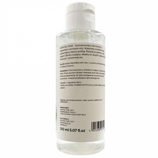 Żel intymny IntimGel Rose - baza wodna, zapach róży, 150 ml — zdjęcie 2