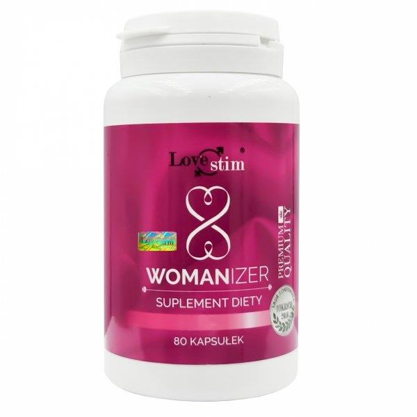 Suplement diety Womanizer - 80 kapsułek po 500 mg, skład roślinny — zdjęcie 1