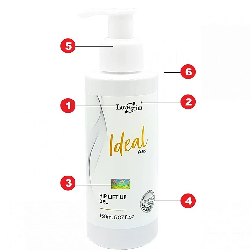 Żel ujędrniający do pośladków Ideal Ass - pompka, 150 ml — zdjęcie 3