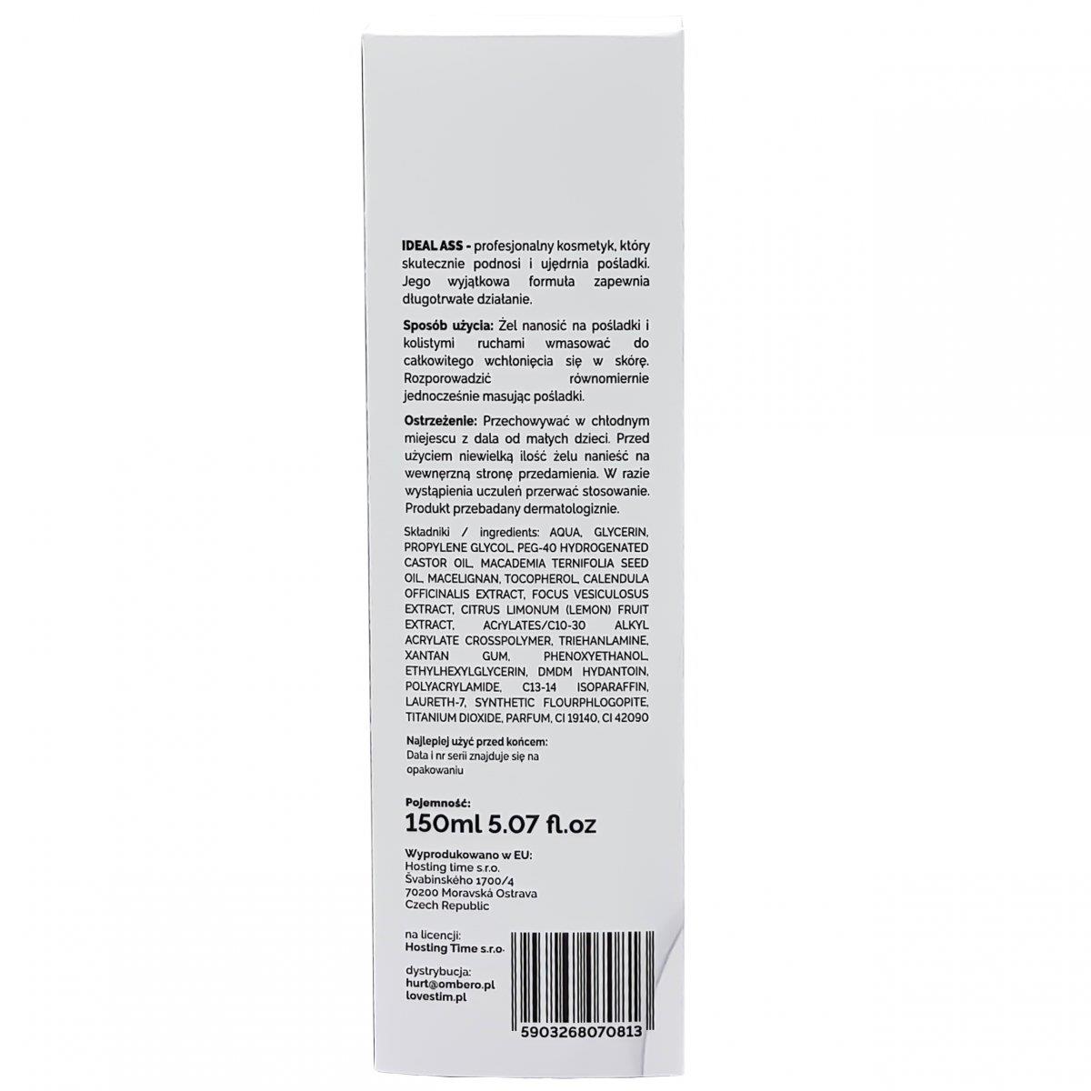 Żel ujędrniający do pośladków Ideal Ass - pompka, 150 ml — zdjęcie 6