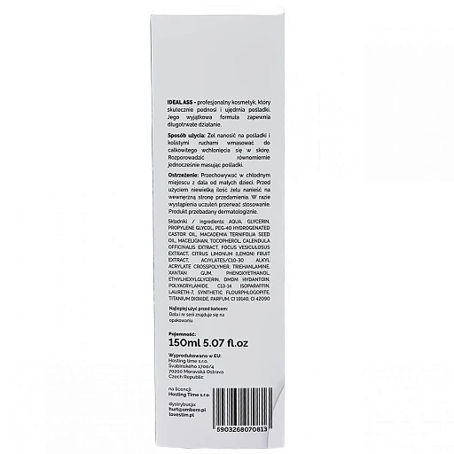 Żel ujędrniający do pośladków Ideal Ass - pompka, 150 ml — zdjęcie 6