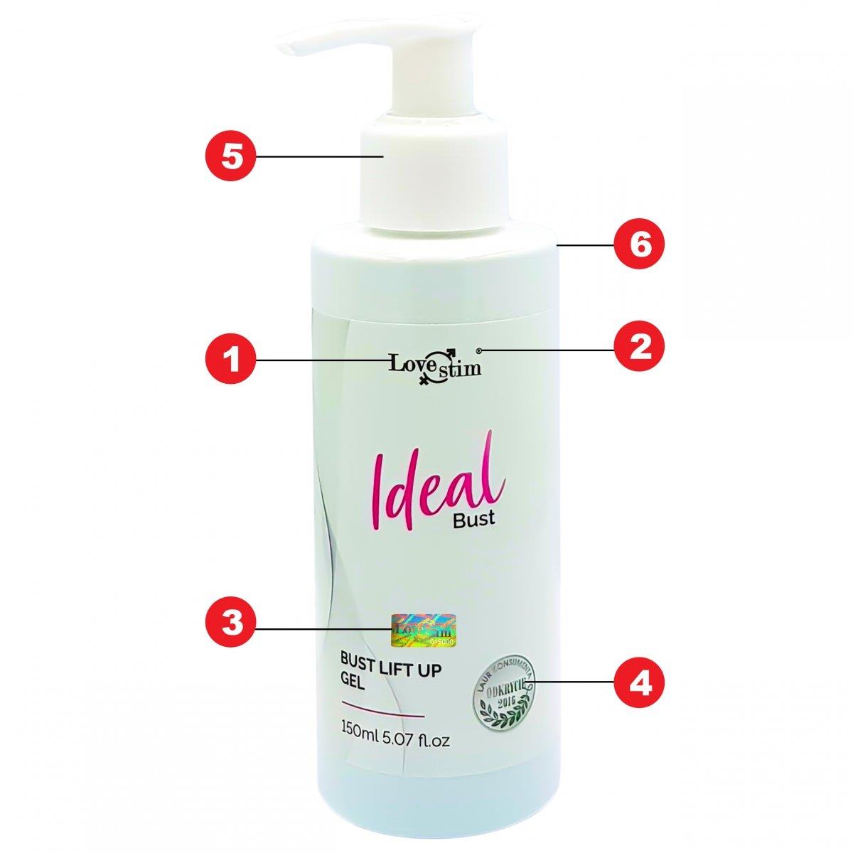 Żel do biustu Ideal Bust - ujędrniający, pompka 150 ml — zdjęcie 4