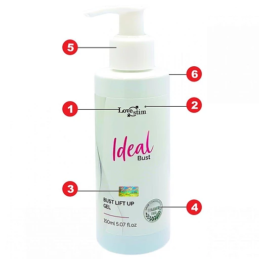 Żel do biustu Ideal Bust - ujędrniający, pompka 150 ml — zdjęcie 4