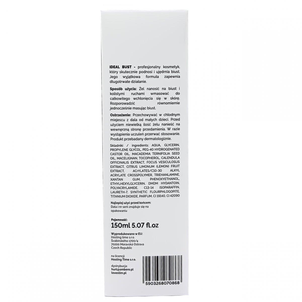 Żel do biustu Ideal Bust - ujędrniający, pompka 150 ml — zdjęcie 6