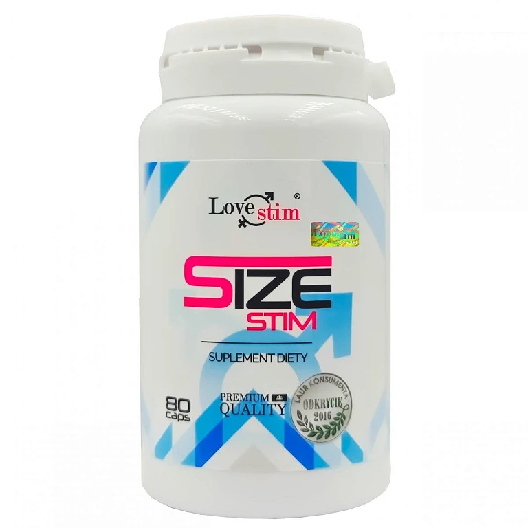 Suplement diety Size Stim – 80 kapsułek z macą i L-argininą