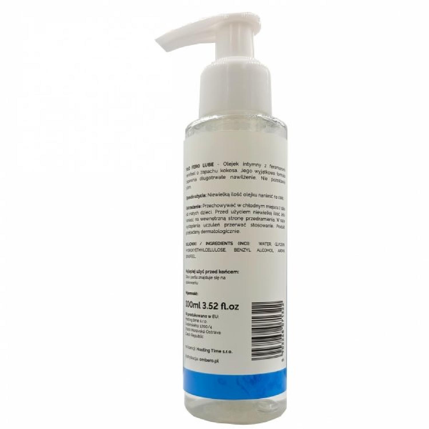 Żel nawilżający H2O Fero Lube - feromony, kokos, 100 ml — zdjęcie 4