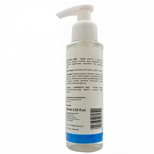 Żel nawilżający H2O Fero Lube - feromony, kokos, 100 ml — zdjęcie 4