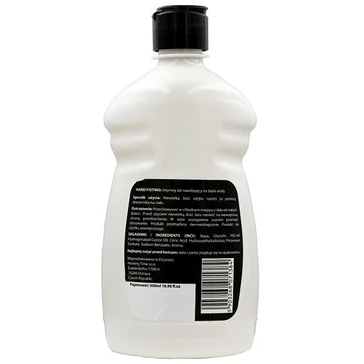 Żel do fistingu Hard Fisting - baza wodna, 500 ml — zdjęcie 10