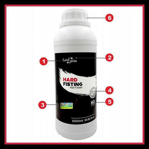 Żel do fistingu Hard Fisting – 1000 ml, długotrwały poślizg — zdjęcie 4
