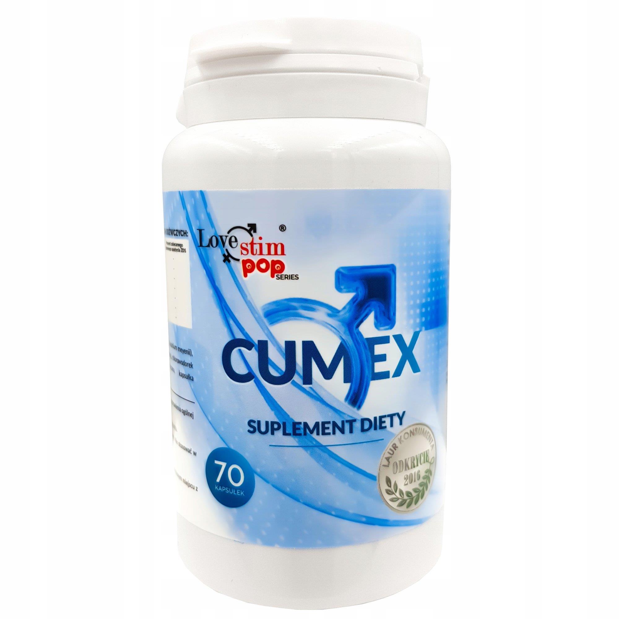 Suplement diety Cumex - kapsułki dla mężczyzn, 70 sztuk — zdjęcie 1