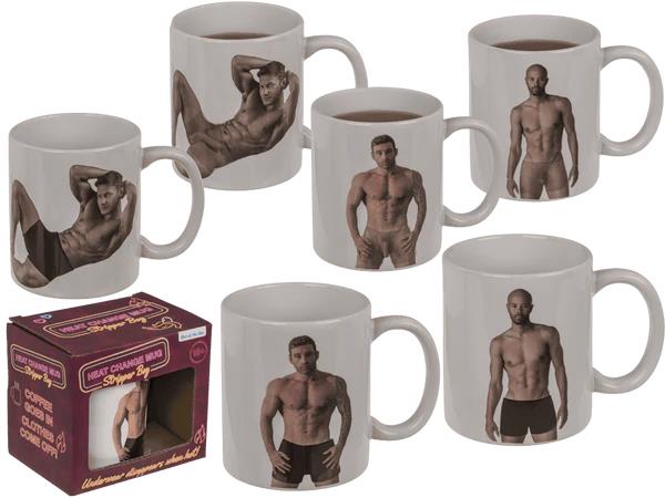 Kubek termoreaktywny Stripper Boy – 350 ml, losowy wzór — zdjęcie 1