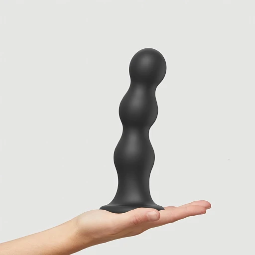 Dildo Plug Balls Noir XXL – 3 kulki, przyssawka, uprząż — zdjęcie 3