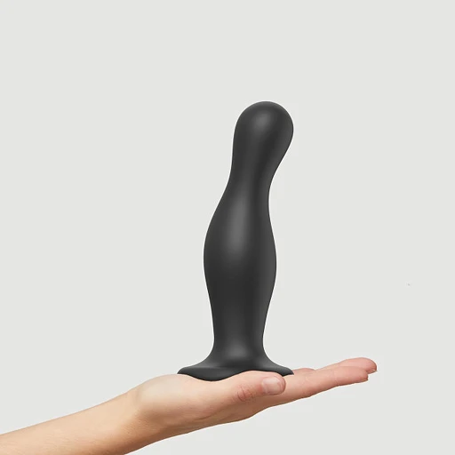 Dildo plug Curvy XL – silikon, przyssawka, kompatybilne z uprzężą — zdjęcie 6