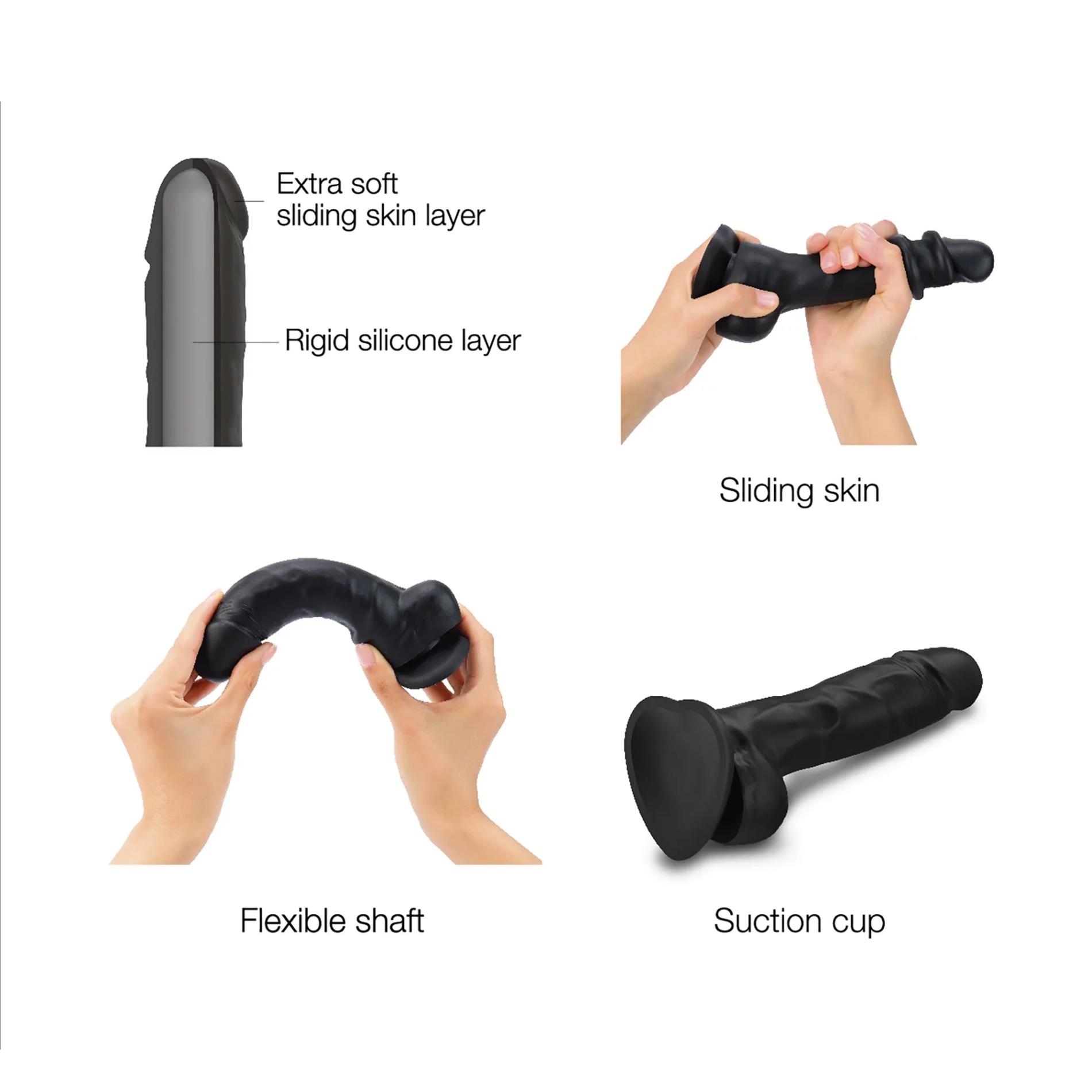 Dildo Strap-on-me – realistyczny silikon o podwójnej gęstości