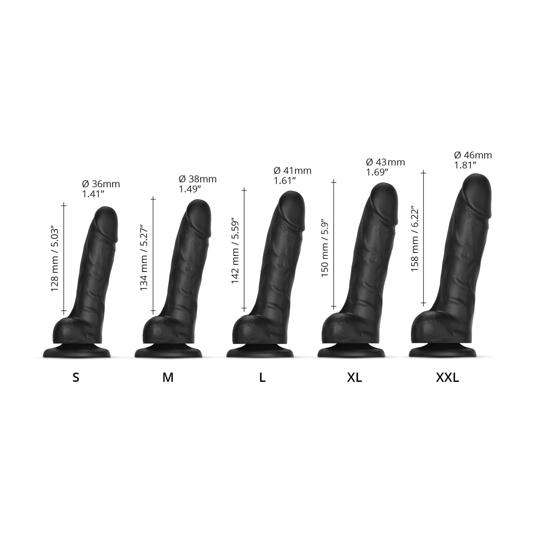 Dildo Strap-on-me – realistyczny silikon o podwójnej gęstości
