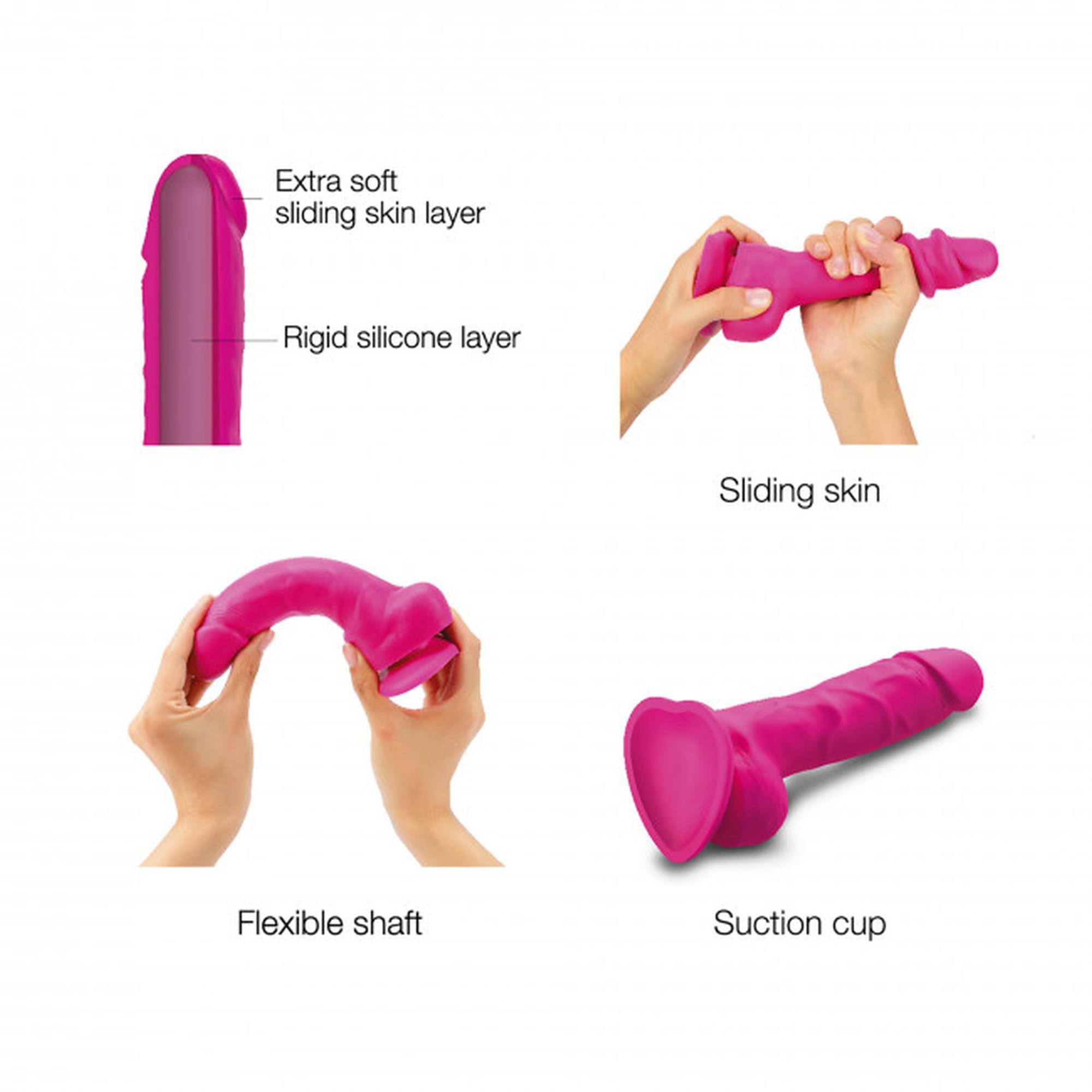Dildo Strap-on-me – realistyczny silikon o podwójnej gęstości