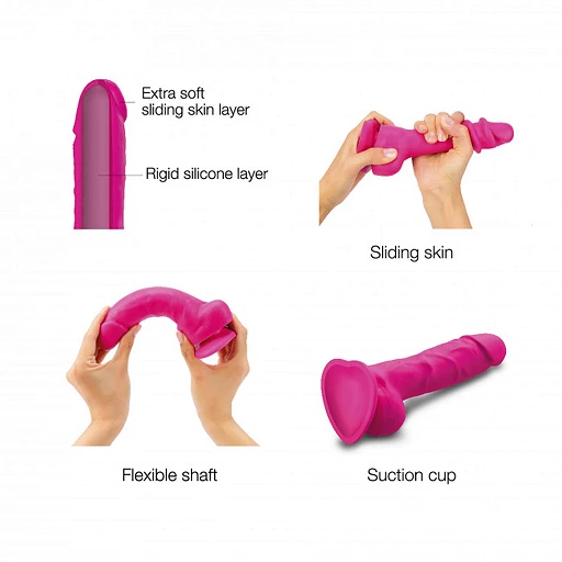 Dildo Strap-on-me – realistyczny silikon o podwójnej gęstości