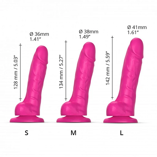 Dildo Strap-on-me – realistyczny silikon o podwójnej gęstości