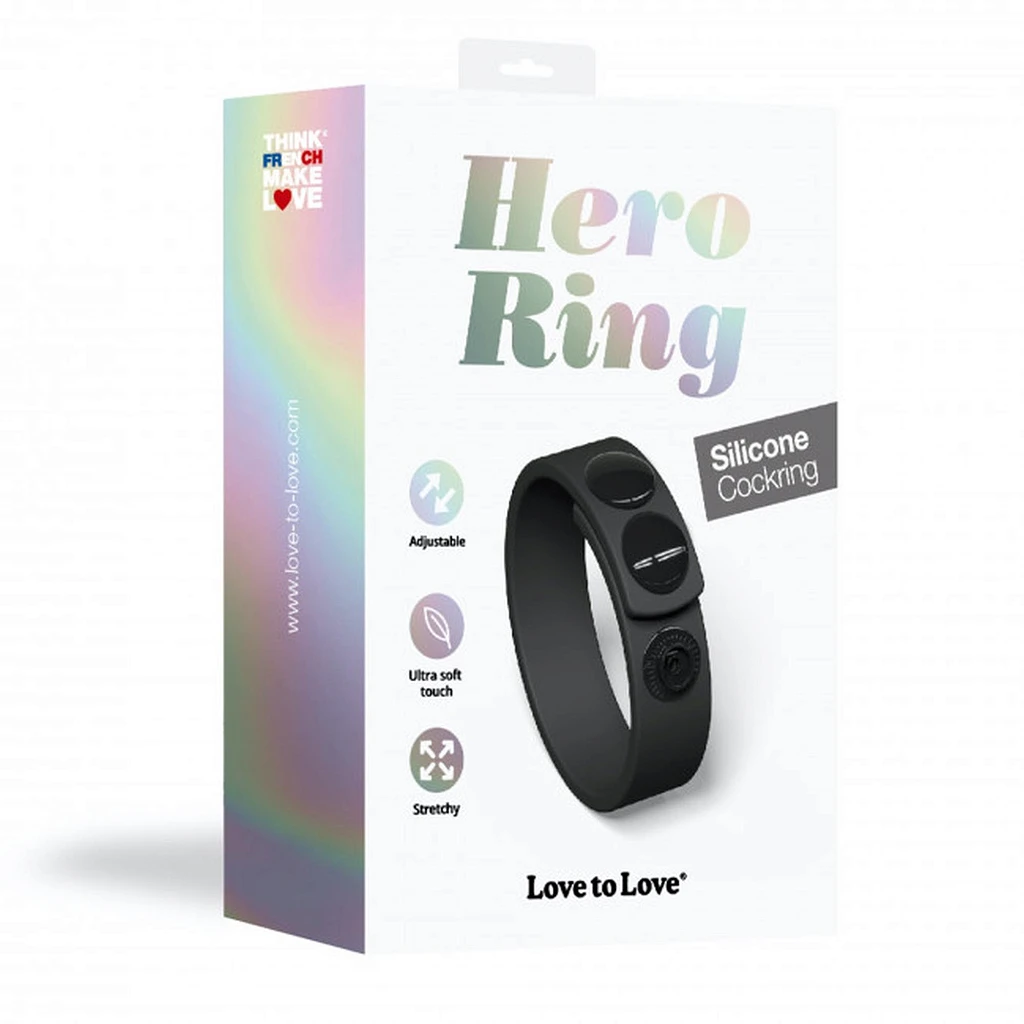 Pierścień erekcyjny HERO RING - silikon — zdjęcie 6
