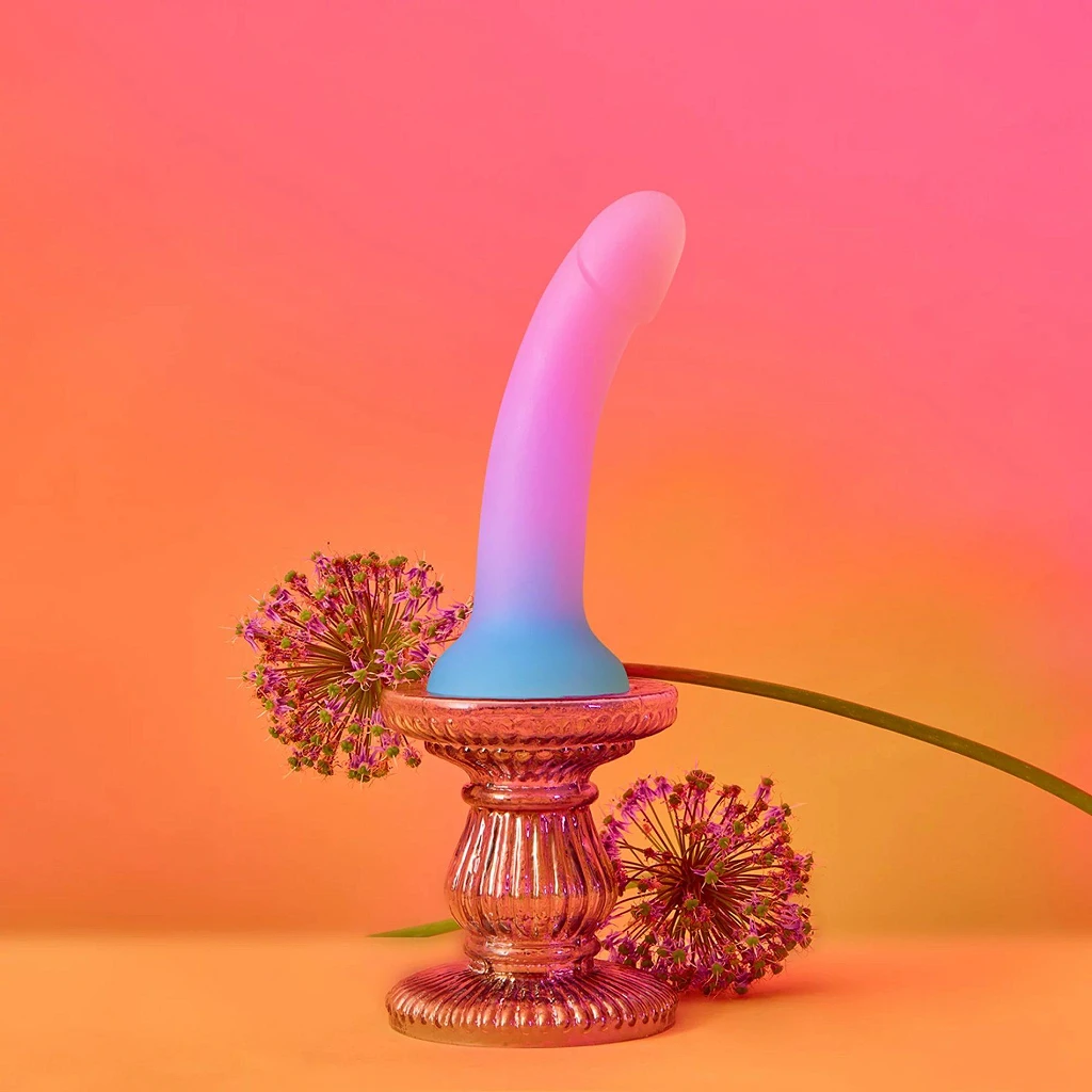 Dildo Utopia M – płynny silikon, przyssawka, 14×3,6 cm — zdjęcie 8