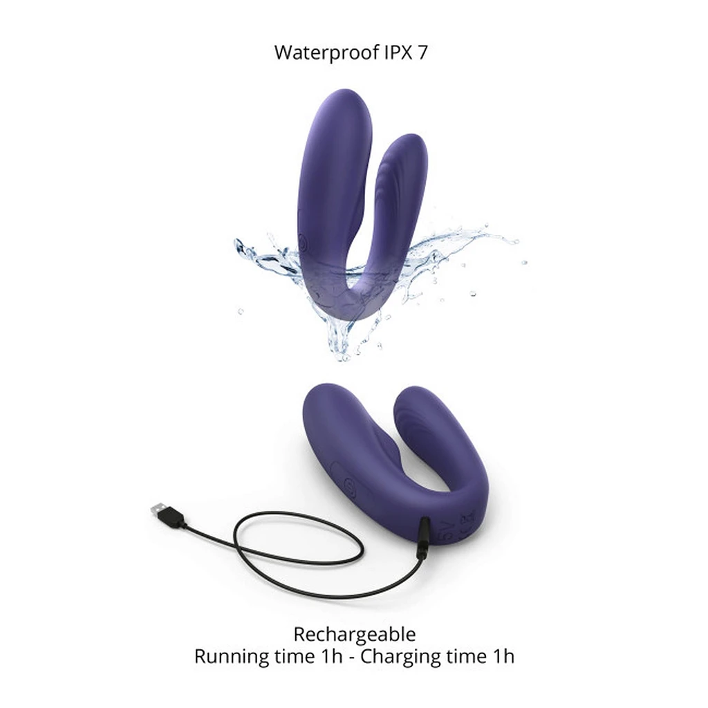 Wibrator dla par Match Up – pilot, 9 trybów — zdjęcie 6