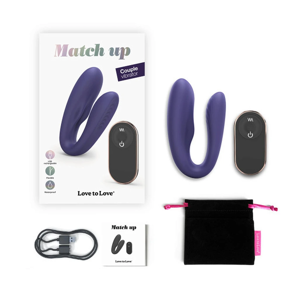 Wibrator dla par Match Up – pilot, 9 trybów — zdjęcie 8
