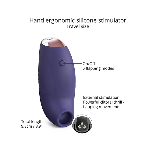 Stymulator łechtaczkowy Believer – flapping, wodoodporny — zdjęcie 2