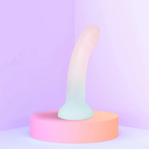 Dildo Galactica – zakrzywione, silikonowe, z przyssawką — zdjęcie 2