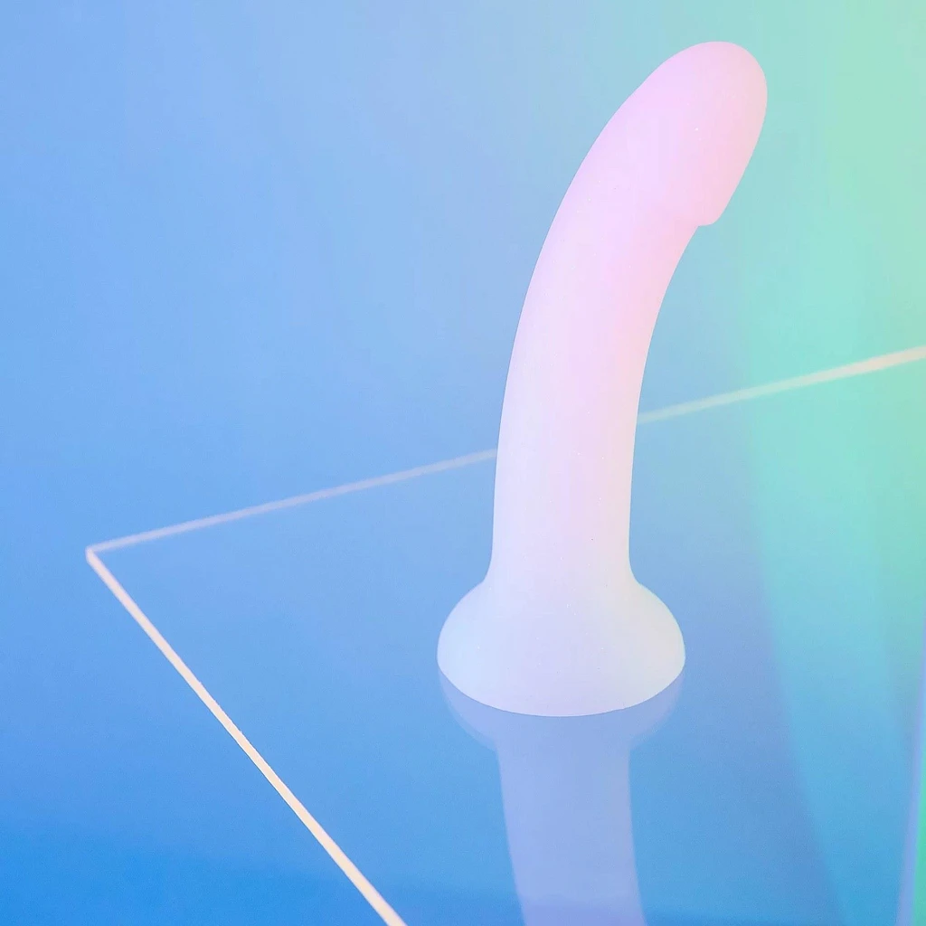 Dildo Galactica – zakrzywione, silikonowe, z przyssawką — zdjęcie 6