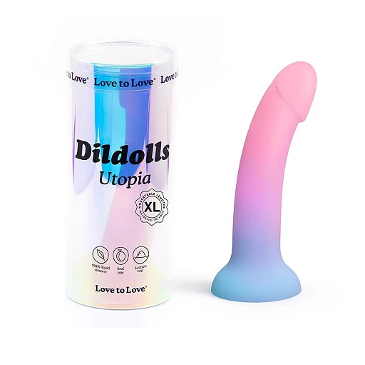 Dildo Love to Love Dildolls Utopia – płynny silikon, przyssawka