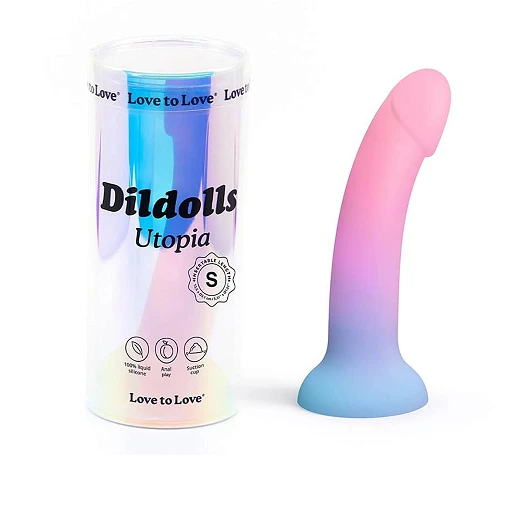 Dildo Love to Love Dildolls Utopia – płynny silikon, przyssawka
