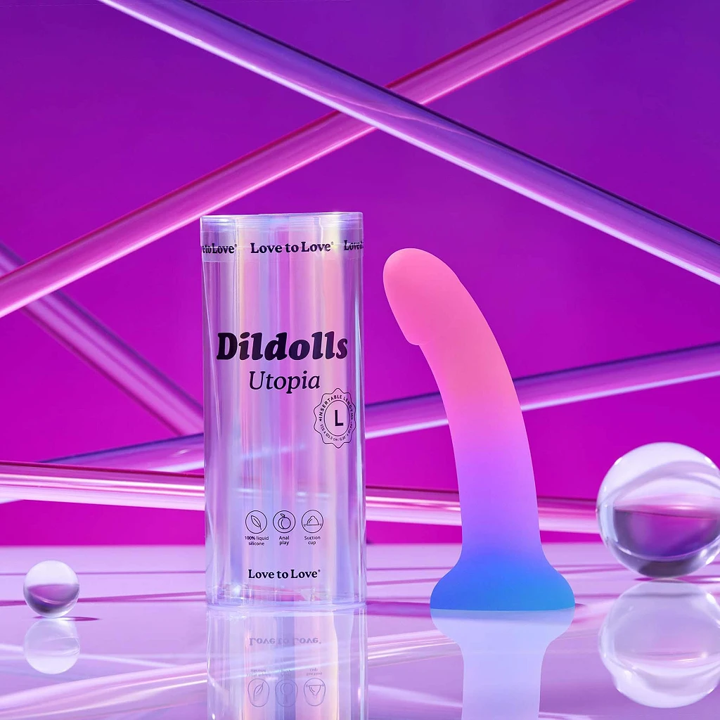 Dildo Utopia L – płynny silikon, mocna przyssawka — zdjęcie 2