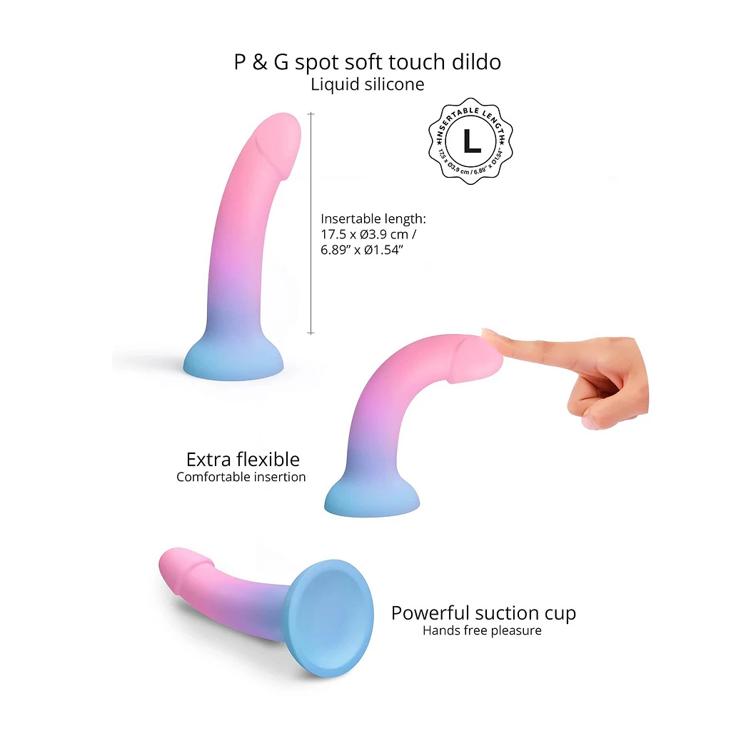 Dildo Utopia L – płynny silikon, mocna przyssawka — zdjęcie 3