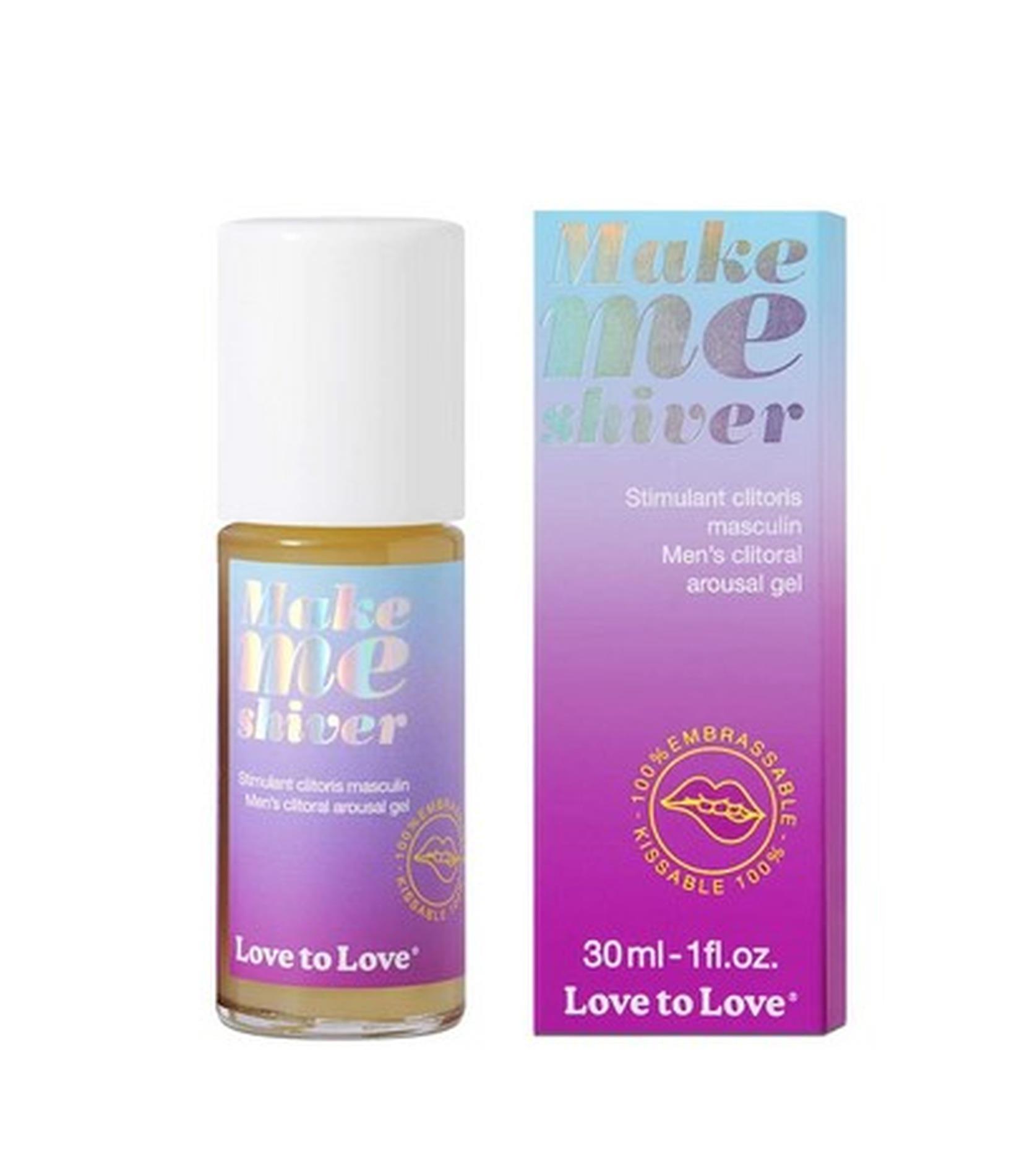 Żel stymulujący Make Me Shiver - roll-on dla mężczyzn, mięta, 30 ml — zdjęcie 1