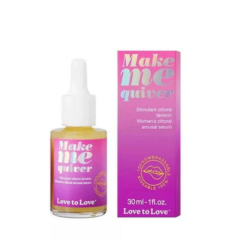 Serum do łechtaczki Make Me Quiver – miętowe, jadalne, 30 ml