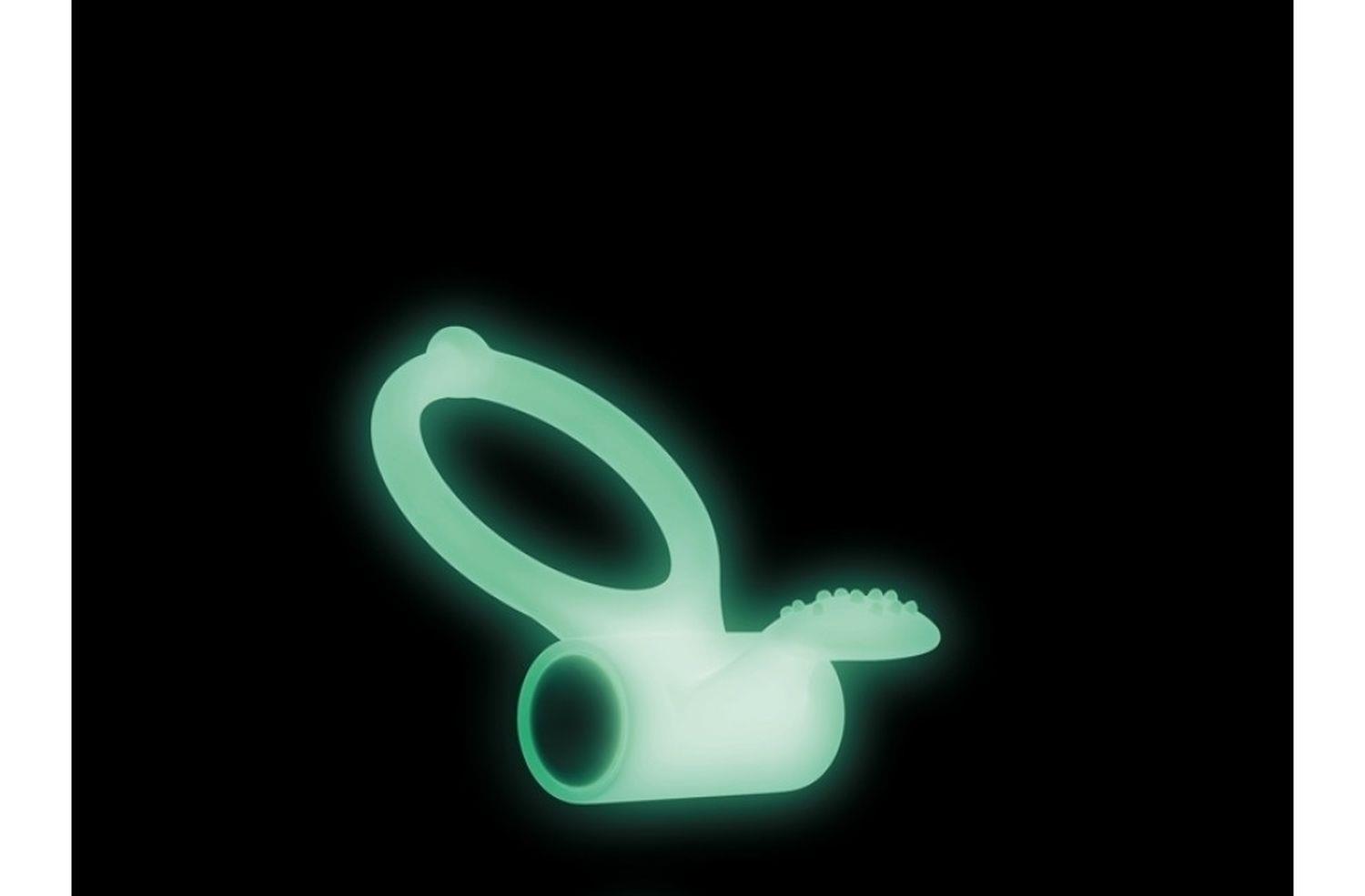 Pierścień erekcyjny Dorcel Power Clit Phospho - silikon — zdjęcie 2