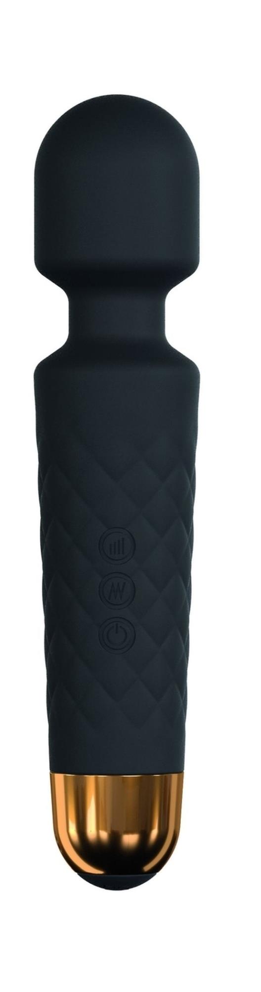 Masażer wand Wanderful Black – akumulator, 20 cm — zdjęcie 1