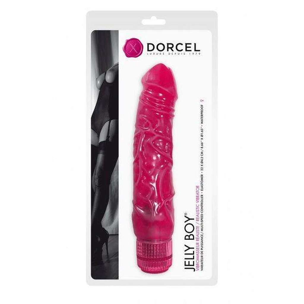Wibrator Jelly Boy – TPE, 22 cm, wodoodporny — zdjęcie 2