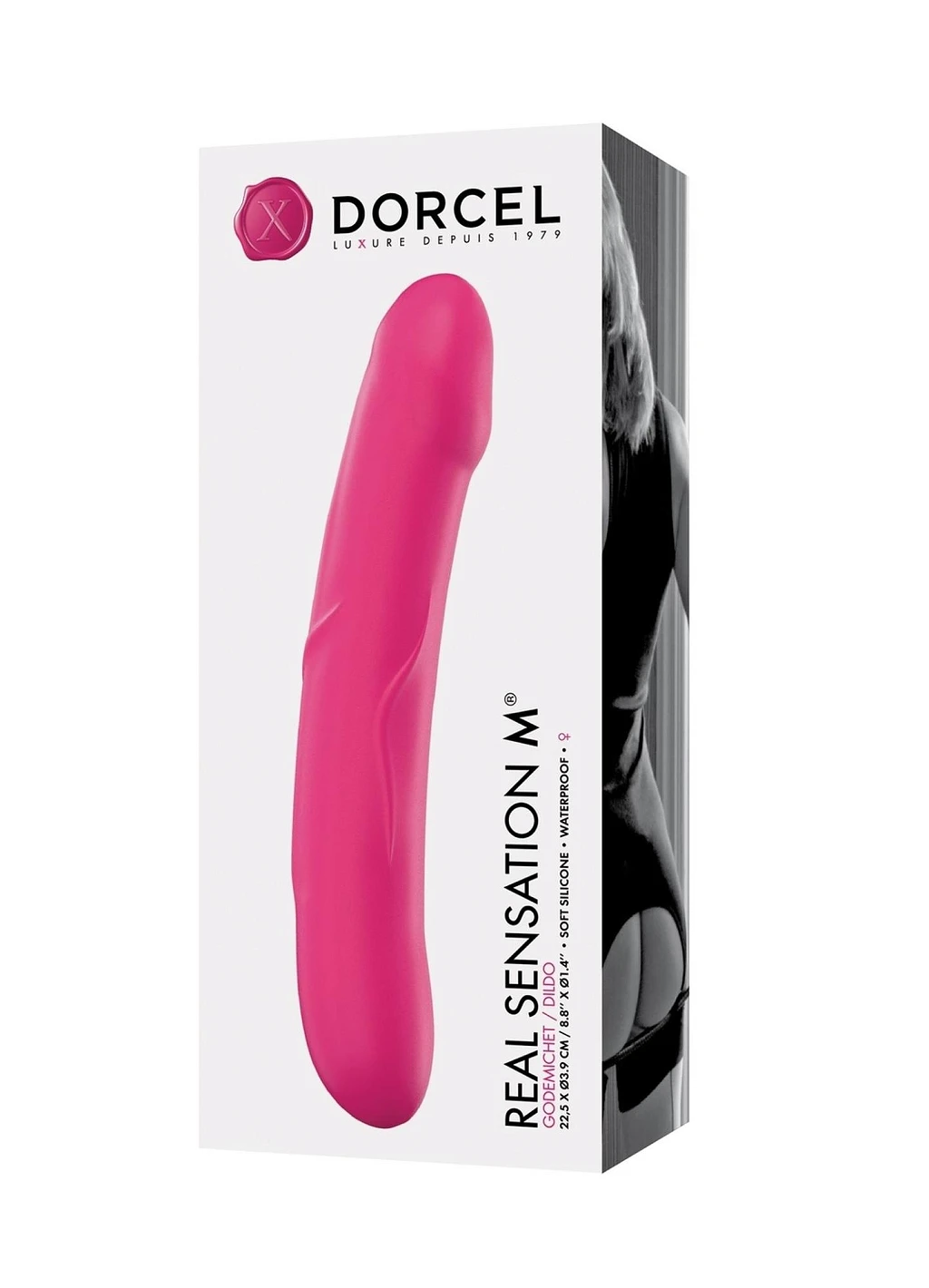 Dildo Real Sensation M – silikonowe, 22,5 cm — zdjęcie 4