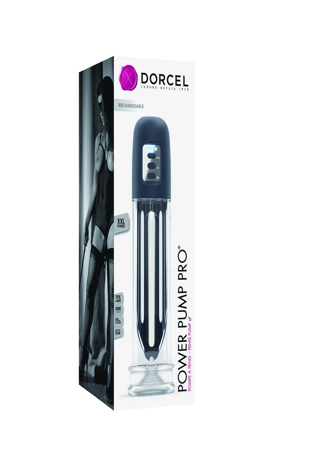 Pompka próżniowa Dorcel POWER PUMP PRO - 4 tryby ssania — zdjęcie 4