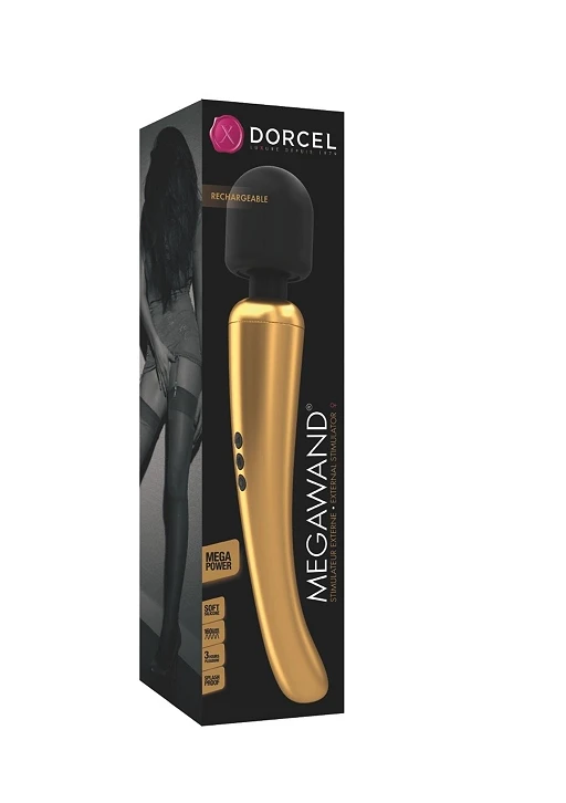 Masażer wand Megawand Gold – 29 cm, 20 programów — zdjęcie 4