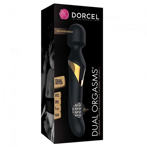 Wibrator dwustronny Dual Orgasms – różdżka i rotacja — zdjęcie 11