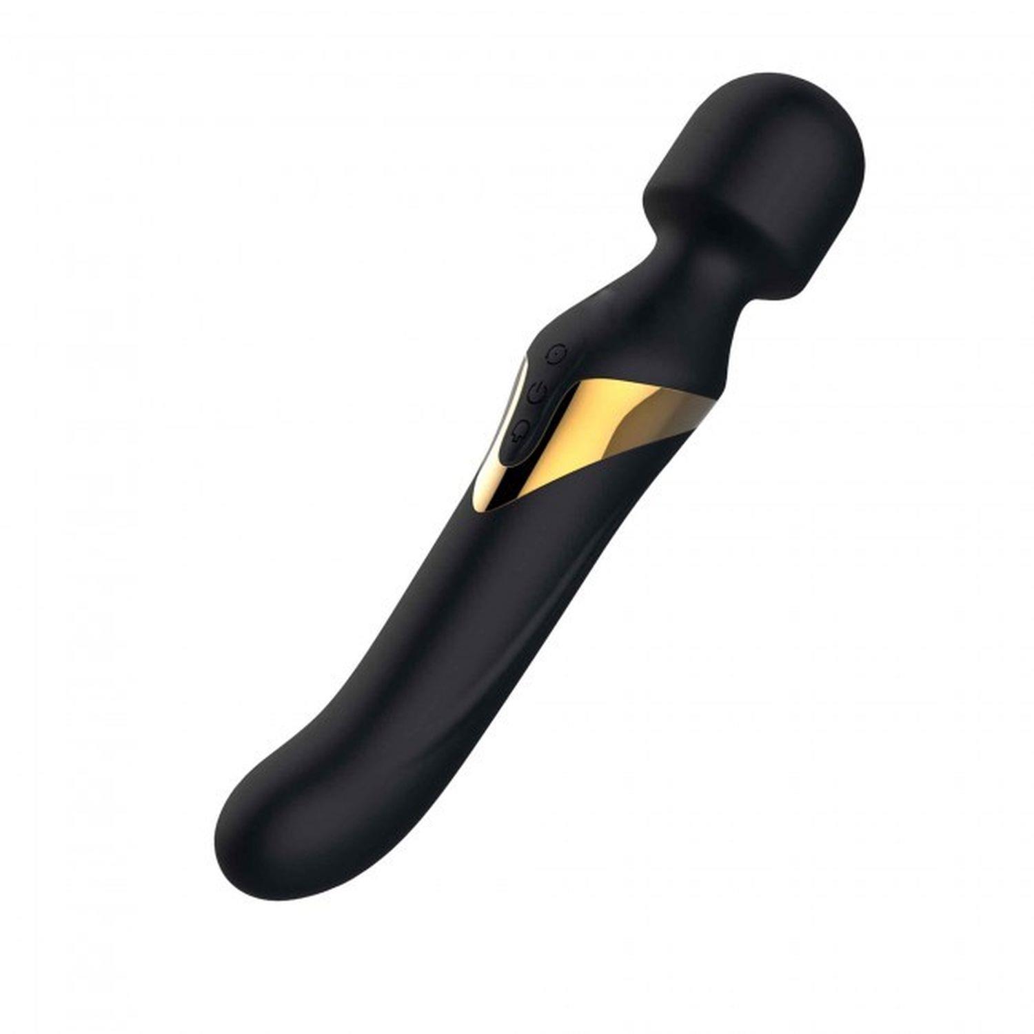 Wibrator dwustronny Dual Orgasms – różdżka i rotacja — zdjęcie 2