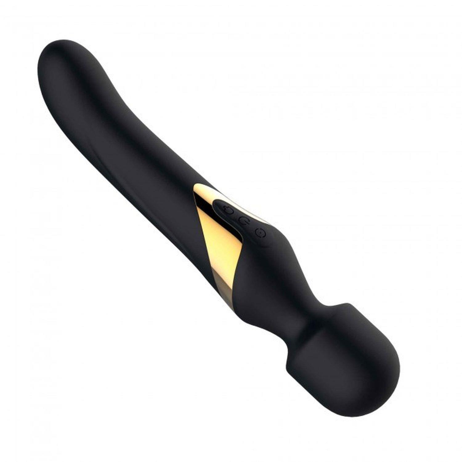 Wibrator dwustronny Dual Orgasms – różdżka i rotacja — zdjęcie 3