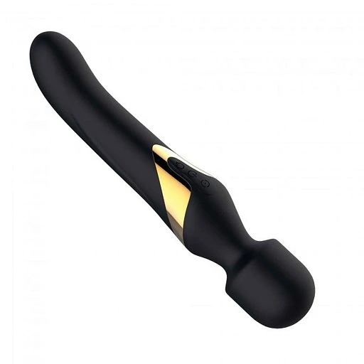 Wibrator dwustronny Dual Orgasms – różdżka i rotacja — zdjęcie 3
