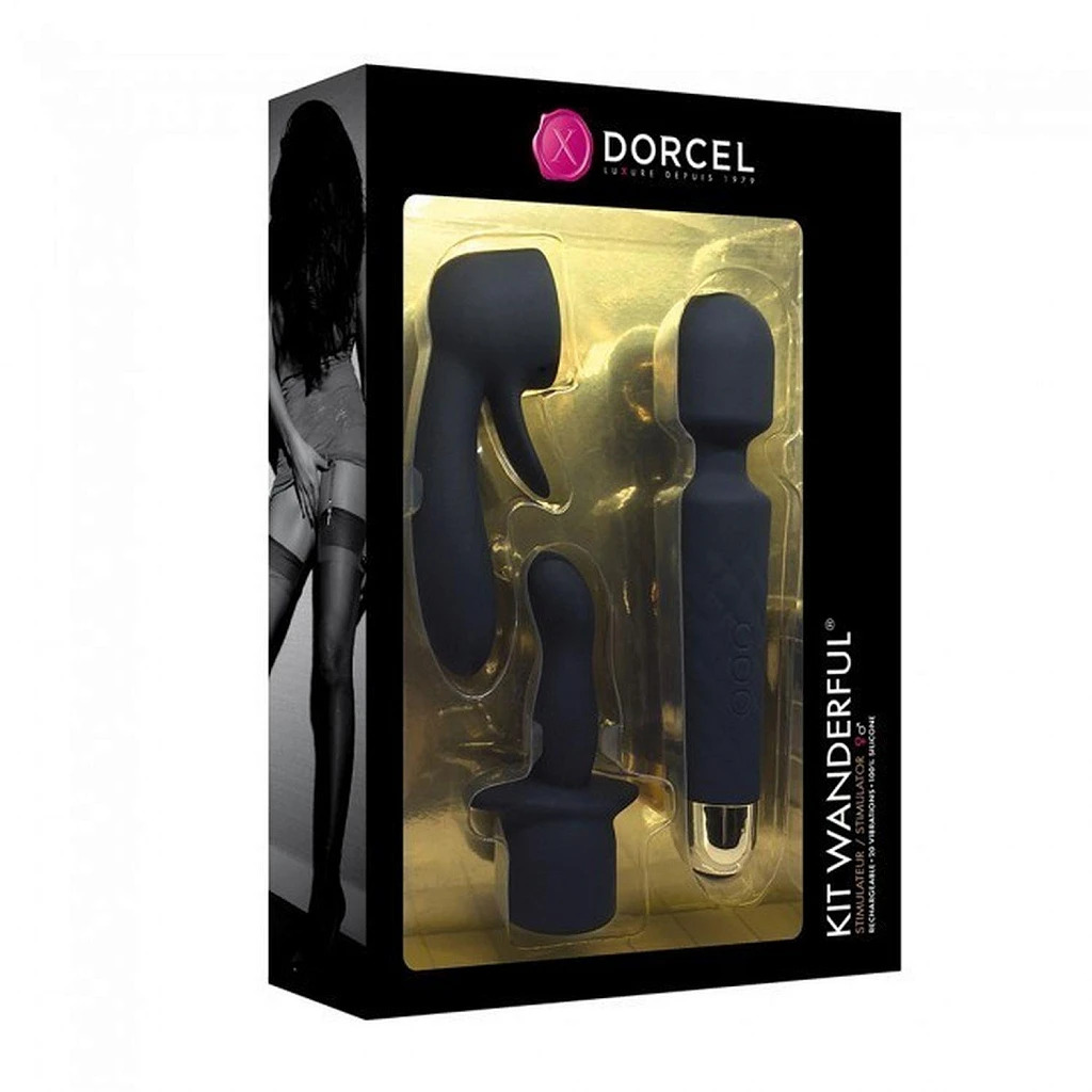 Zestaw wand Wanderful – 8 prędkości, 2 nakładki — zdjęcie 9