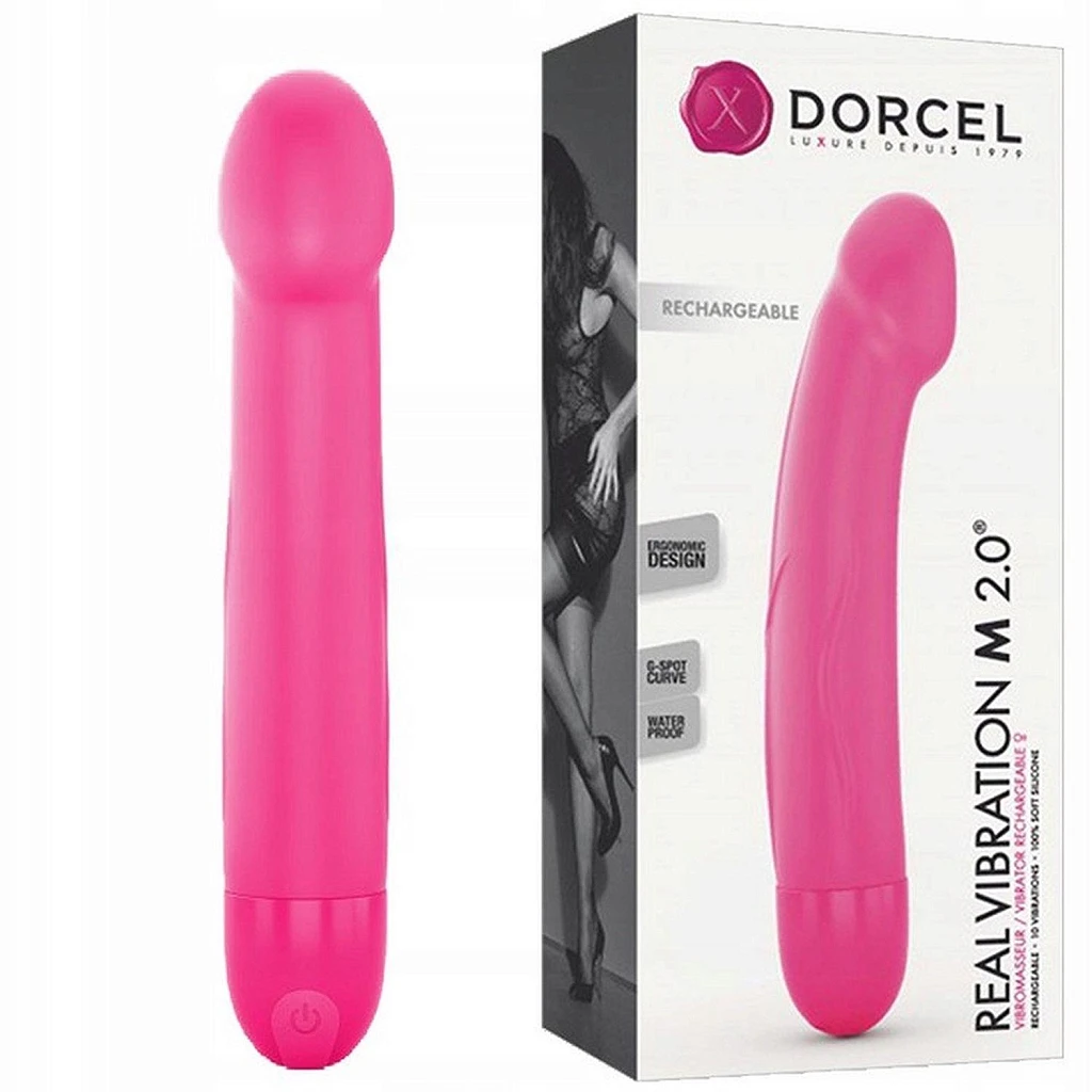 Wibrator Real Vibration M 2.0 – zakrzywiony, 18 cm — zdjęcie 3
