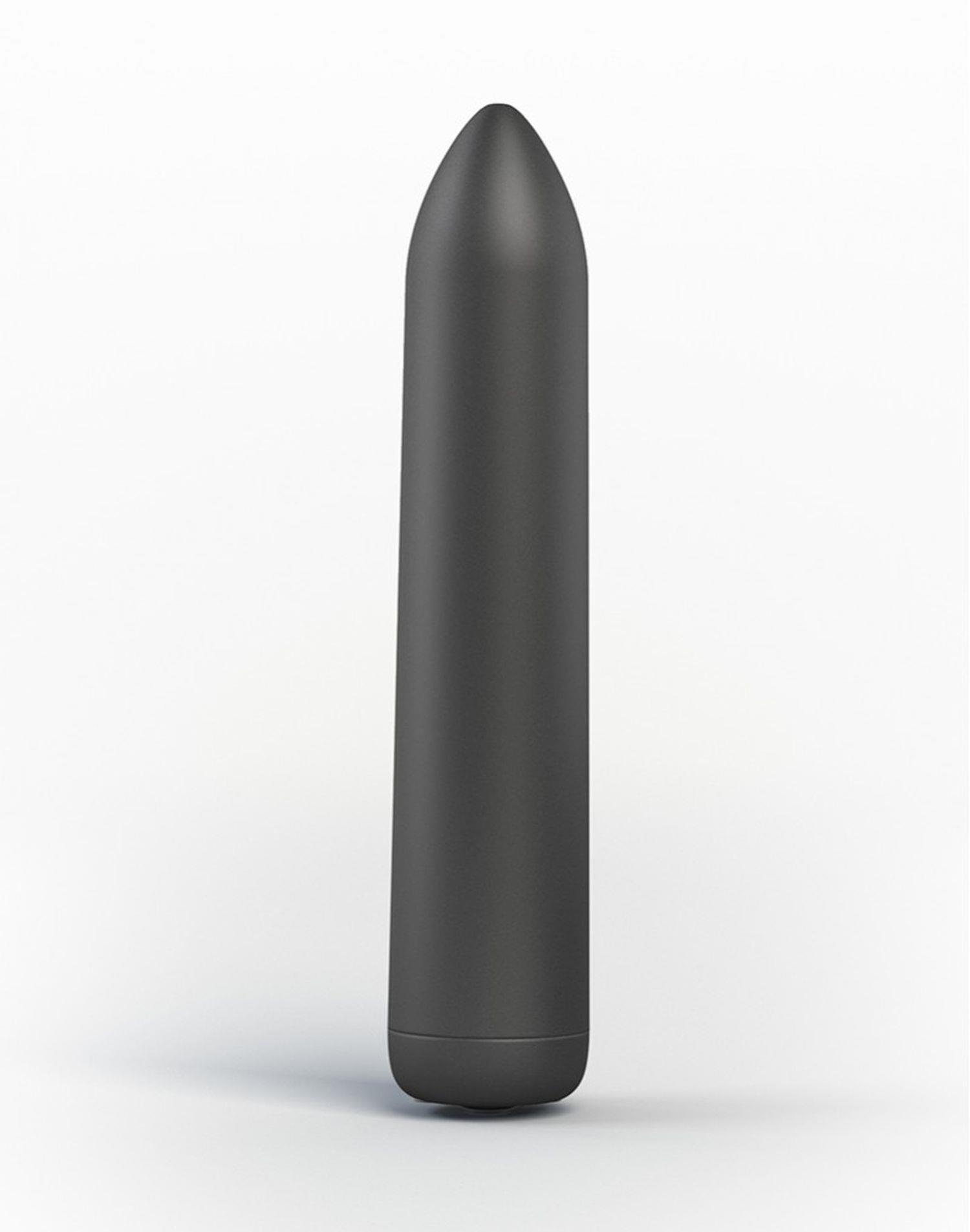 Wibrująca kulka Rocket Bullet Noir – 16 trybów, 9 cm — zdjęcie 1