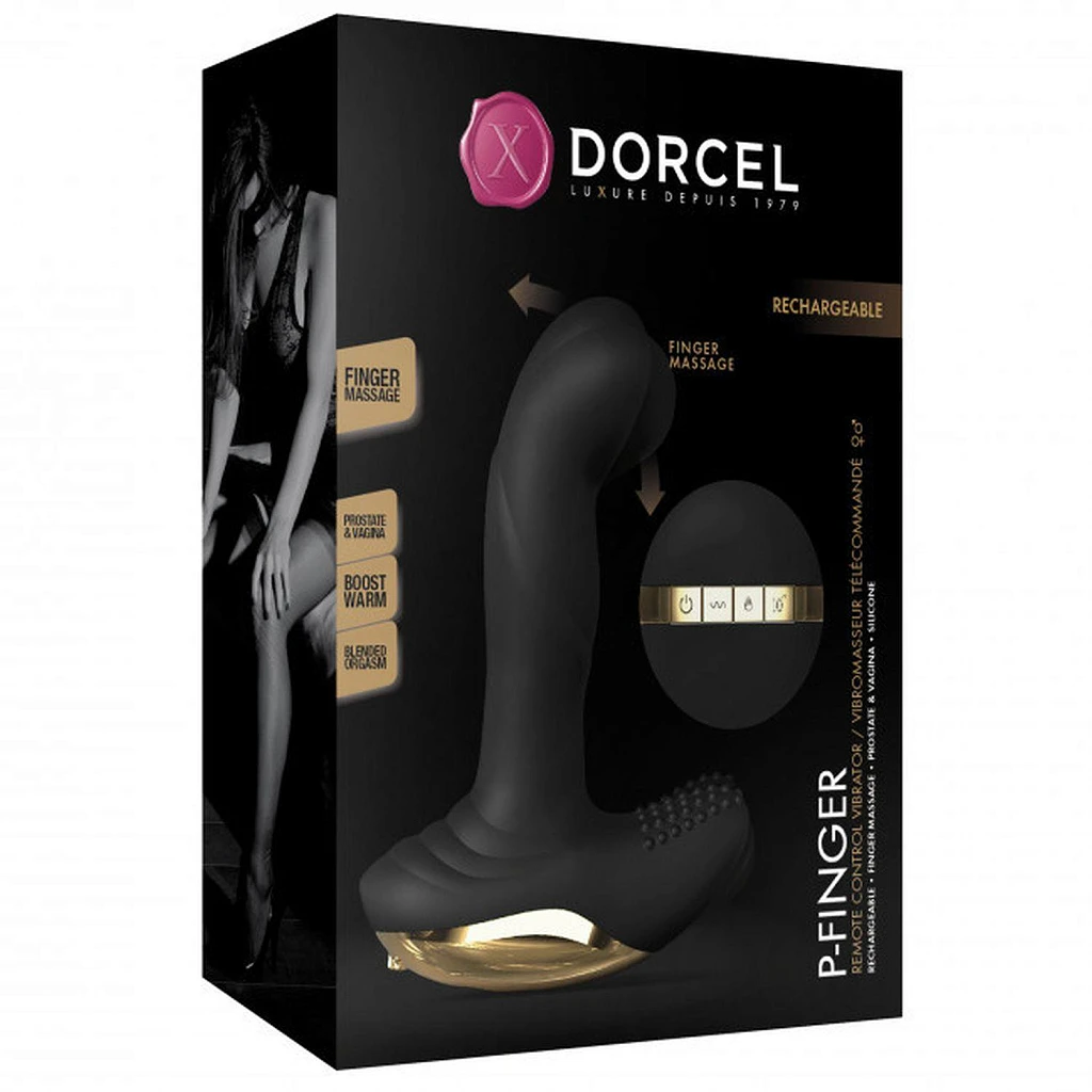Masażer prostaty Dorcel P-Finger - 7 trybów, podgrzewanie — zdjęcie 10