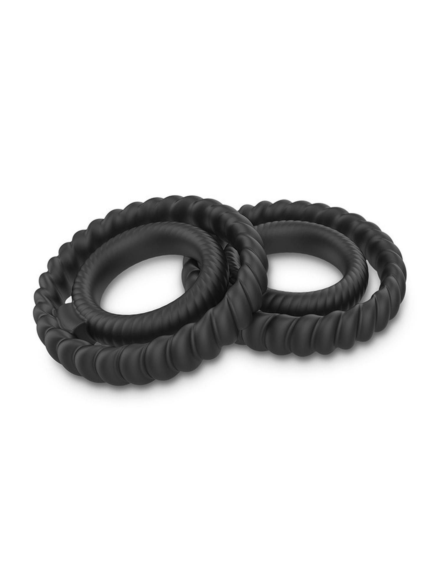 Pierścień erekcyjny Dorcel DUAL RING - silikon rozciągliwy — zdjęcie 2